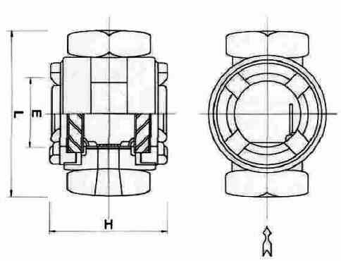 KSG2C / KSG3C: Flapper type in-line sight flow indicators